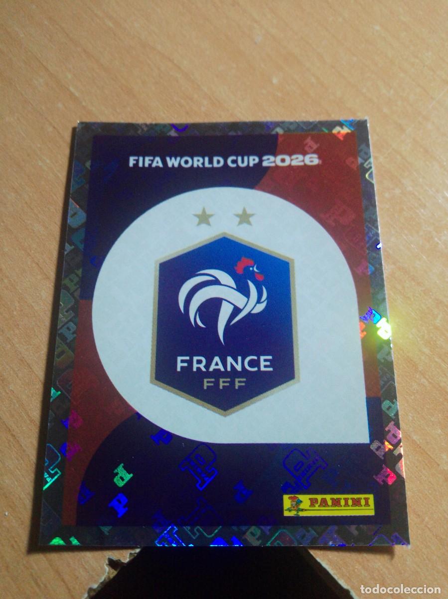 Cromos de f&uacute;tbol: FRA 1 ESCUDO DE FRANCIA MUNDIAL FIFA WORLD CUP 2026 26 PANINI STICKERS NUEVO