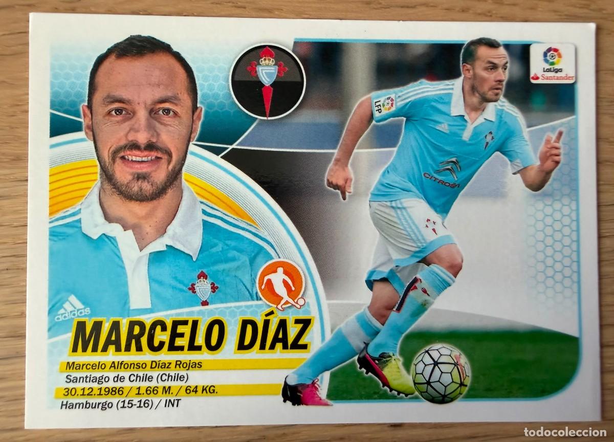 Cromos de f&uacute;tbol: 11 MARCELO DIAZ CELTA VIGO 16 17 2016 2017 LIGA SANTANDER COLECCIONES ESTE SIN PEGAR STICKER