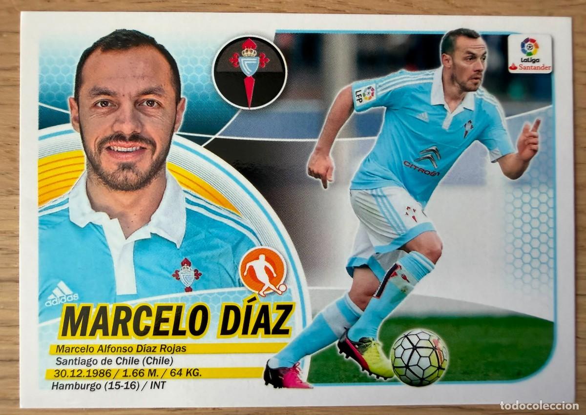 Cromos de f&uacute;tbol: 11 MARCELO DIAZ CELTA VIGO 16 17 2016 2017 LIGA SANTANDER COLECCIONES ESTE SIN PEGAR STICKER