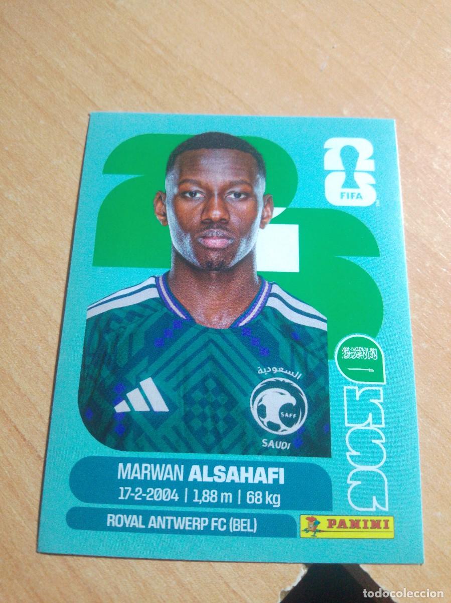 Cromos de f&uacute;tbol: ALSAHAFI ARABIA SAUD&Iacute; KSA 15 MUNDIAL FIFA WORLD CUP 2026 26 PANINI STICKERS NUEVO