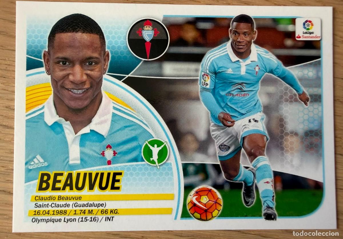 Cromos de Futebol: 13 BEAUVUE CELTA VIGO 16 17 2016 2017 LIGA SANTANDER COLECCIONES ESTE SIN PEGAR STICKER