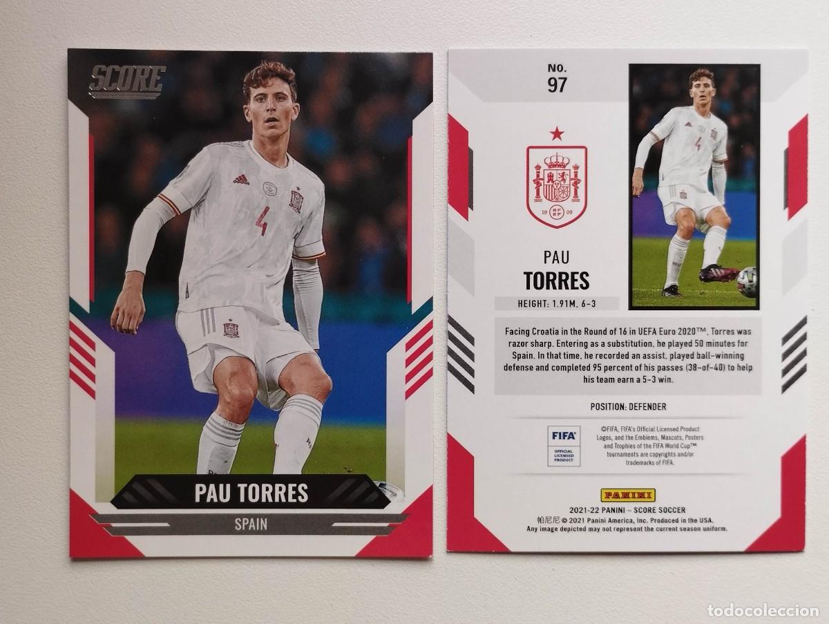 Cromos de Futebol: CROMO CARD PANINI SCORE SOCCER 2021 2022 21 22 ESPA&Ntilde;A 97 PAU TORRES