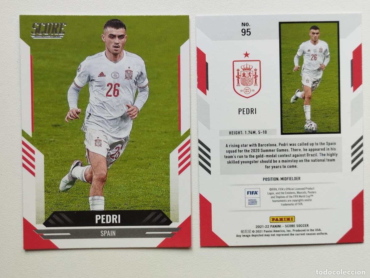 Cromos de Futebol: CROMO CARD PANINI SCORE SOCCER 2021 2022 21 22 ESPA&Ntilde;A 95 PEDRI