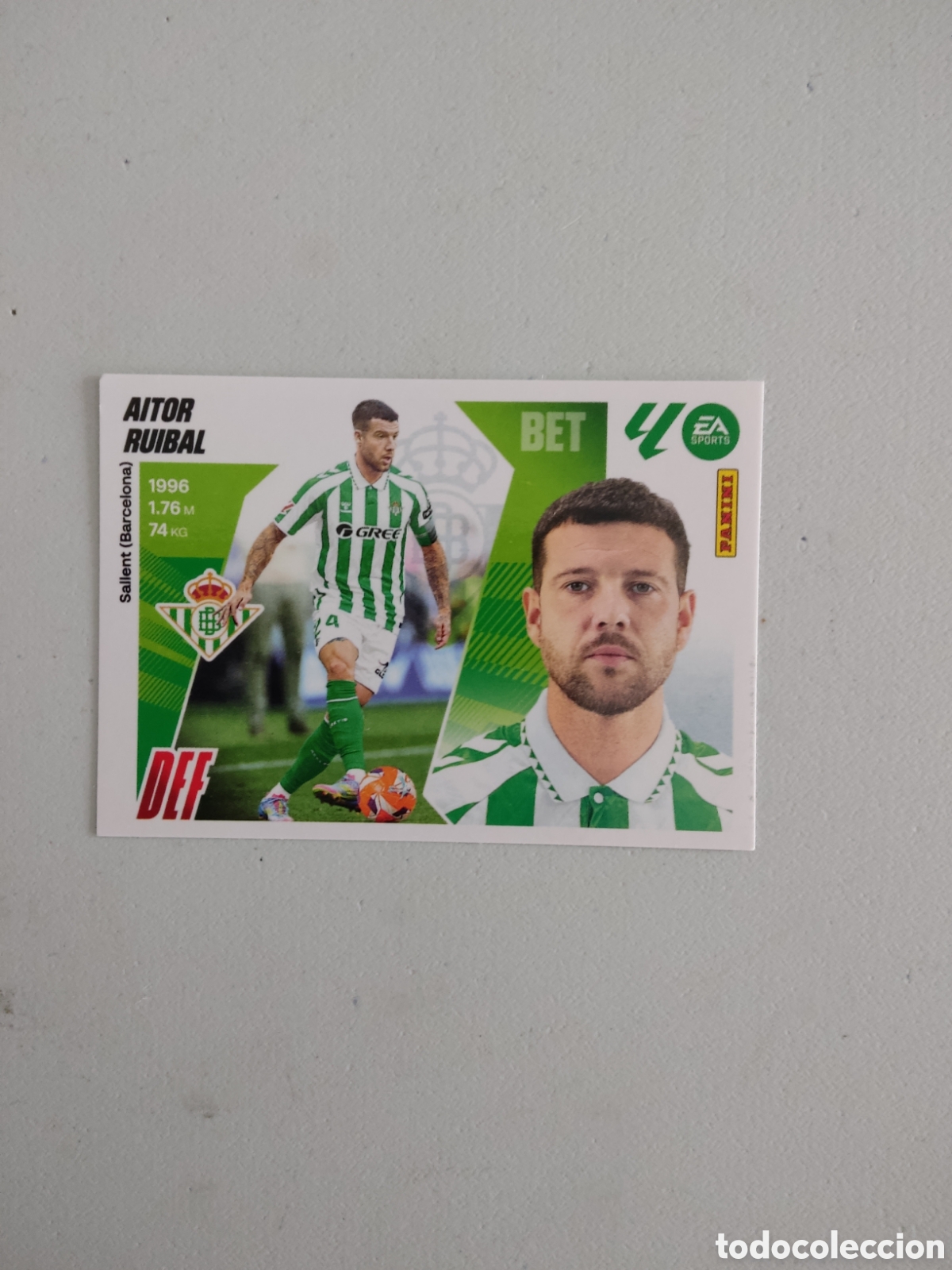 Cromos de f&uacute;tbol: 5A AITOR RUIBAL REAL BETIS LIGA ESTE 2025 2026