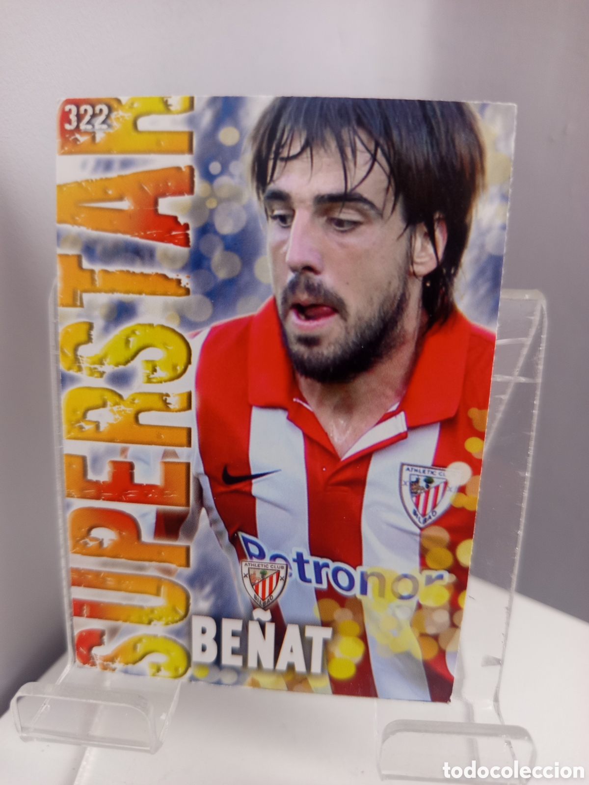Cartes &agrave; collectionner de Football: ❇️ CROMO ⚽ BE&Ntilde;AT ATHLETIC DE BILBAO 322 SUPERSTAR FICHAS LIGA 2014 13 14 2013 2014 MUNDICROMO ❇️