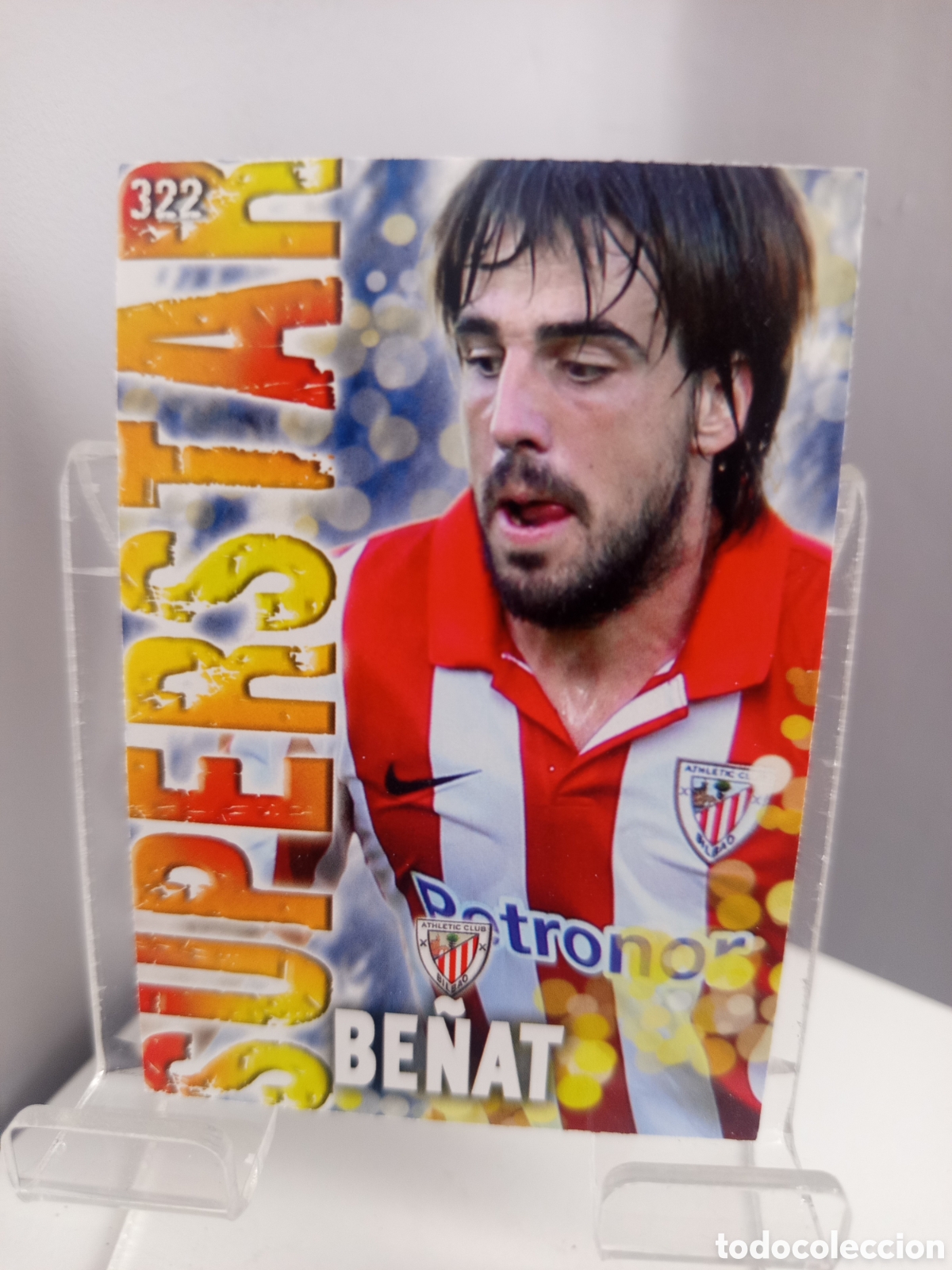 Cartes &agrave; collectionner de Football: ❇️ CROMO ⚽ BE&Ntilde;AT ATHLETIC DE BILBAO 322 SUPERSTAR FICHAS LIGA 2014 13 14 2013 2014 MUNDICROMO ❇️