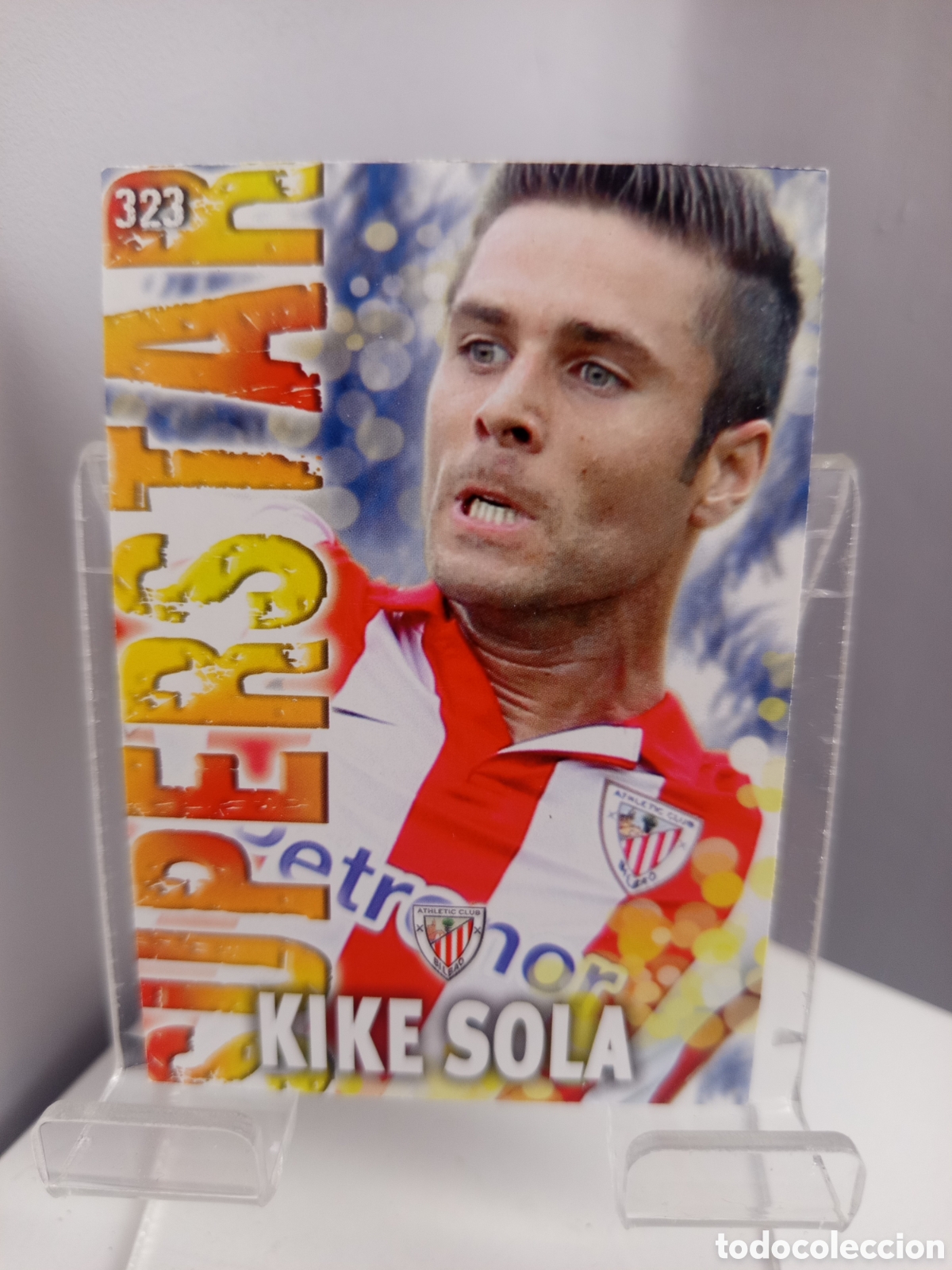 Cartes &agrave; collectionner de Football: ❇️ CROMO ⚽ KIKE SOLA ATHLETIC DE BILBAO 323 SUPERSTAR FICHAS LIGA 2014 13 14 2013 2014 MUNDICROMO ❇️
