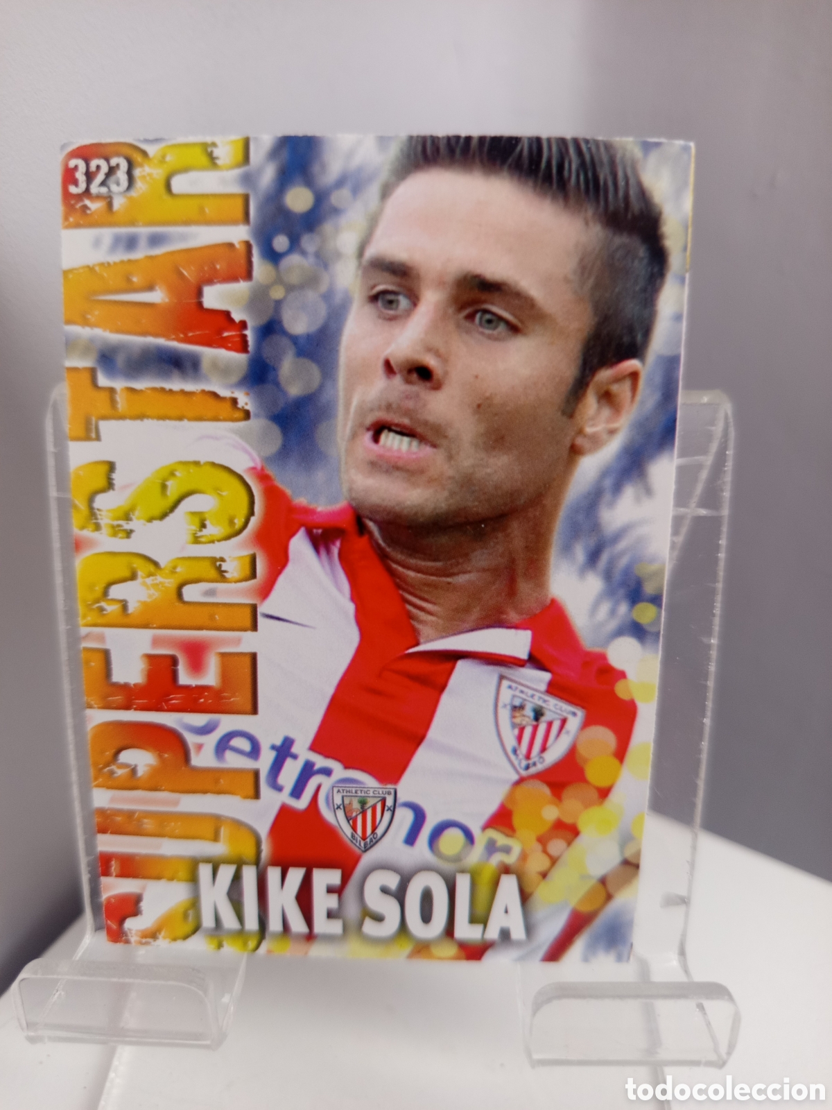 Cartes &agrave; collectionner de Football: ❇️ CROMO ⚽ KIKE SOLA ATHLETIC DE BILBAO 323 SUPERSTAR FICHAS LIGA 2014 13 14 2013 2014 MUNDICROMO ❇️