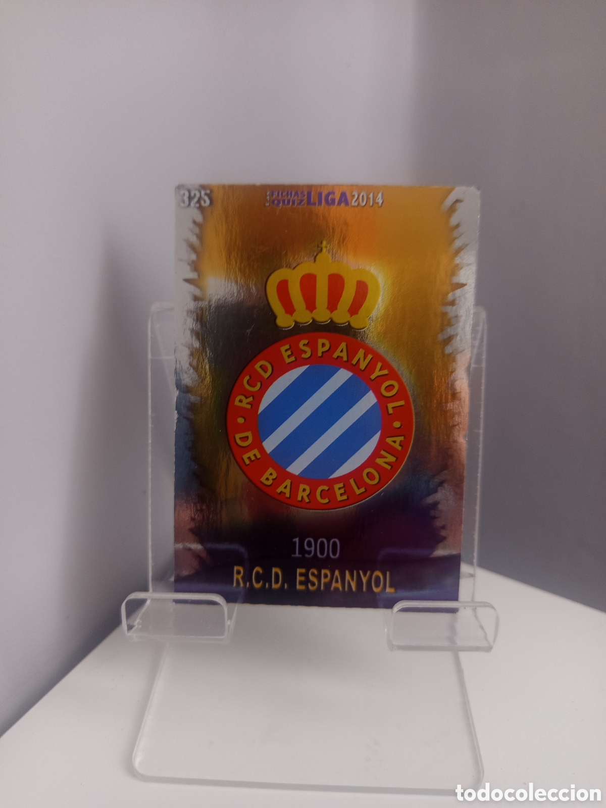 Football Stickers: ❇️ CROMO ⚽ ESCUDO ESPA&Ntilde;OL 325 FICHAS LIGA QUIZ GAME 2014 13 14 2013 2014 MUNDICROMO ❇️
