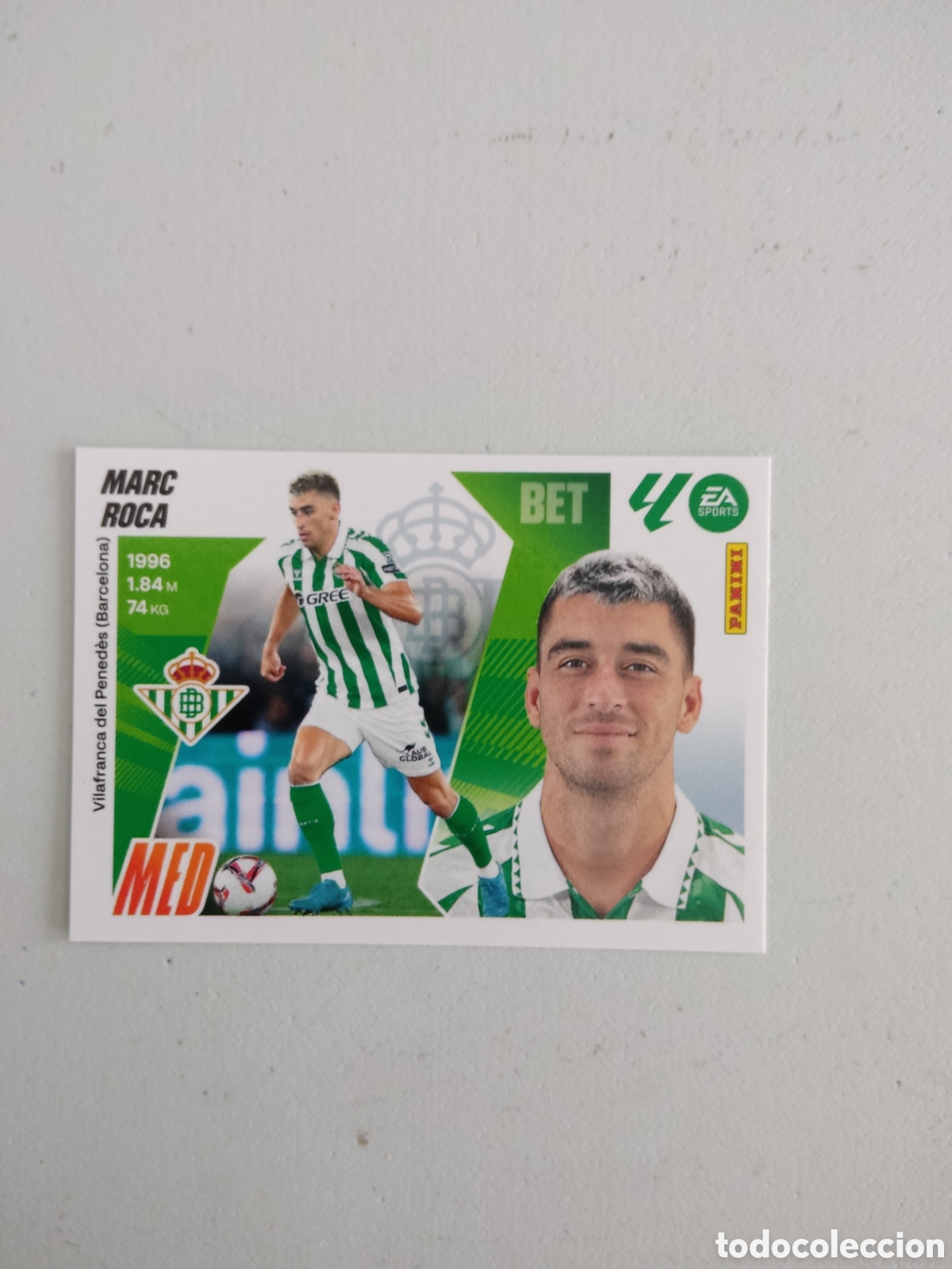 Football Stickers: 11 MARC ROCA REAL BETIS LIGA ESTE 2025 2026