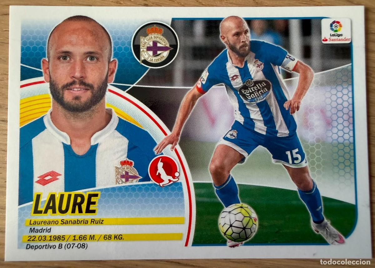 Football Stickers: 3A 3 A LAURE DEPORTIVO CORU&Ntilde;A 16 17 2016 2017 LIGA SANTANDER COLECCIONES ESTE SIN PEGAR STICKER