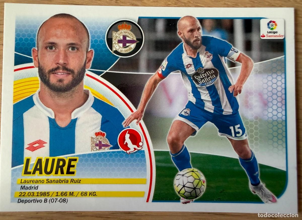 Football Stickers: 3A 3 A LAURE DEPORTIVO CORU&Ntilde;A 16 17 2016 2017 LIGA SANTANDER COLECCIONES ESTE SIN PEGAR STICKER