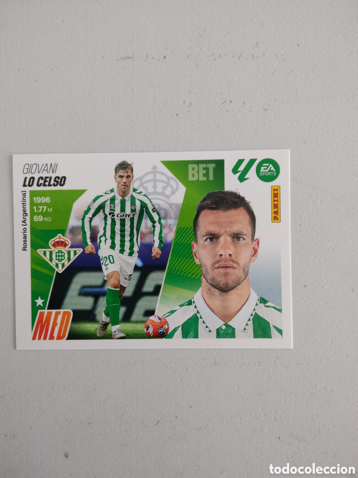 Cromos de f&uacute;tbol: 13 GIOVANI LO CELSO REAL BETIS LIGA ESTE 2025 2026