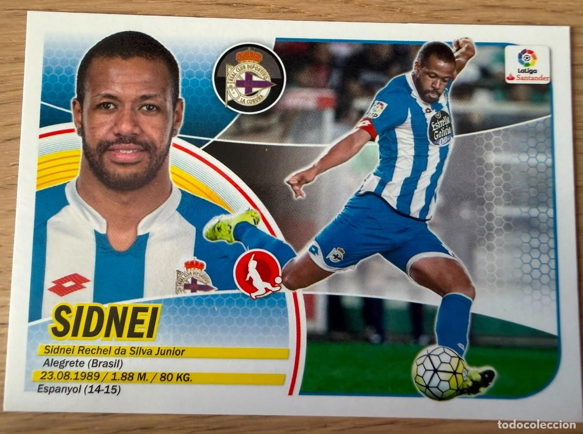 Cromos de f&uacute;tbol: 5 SIDNEI DEPORTIVO CORI&Ntilde;A 16 17 2016 2017 LIGA SANTANDER COLECCIONES ESTE SIN PEGAR STICKER