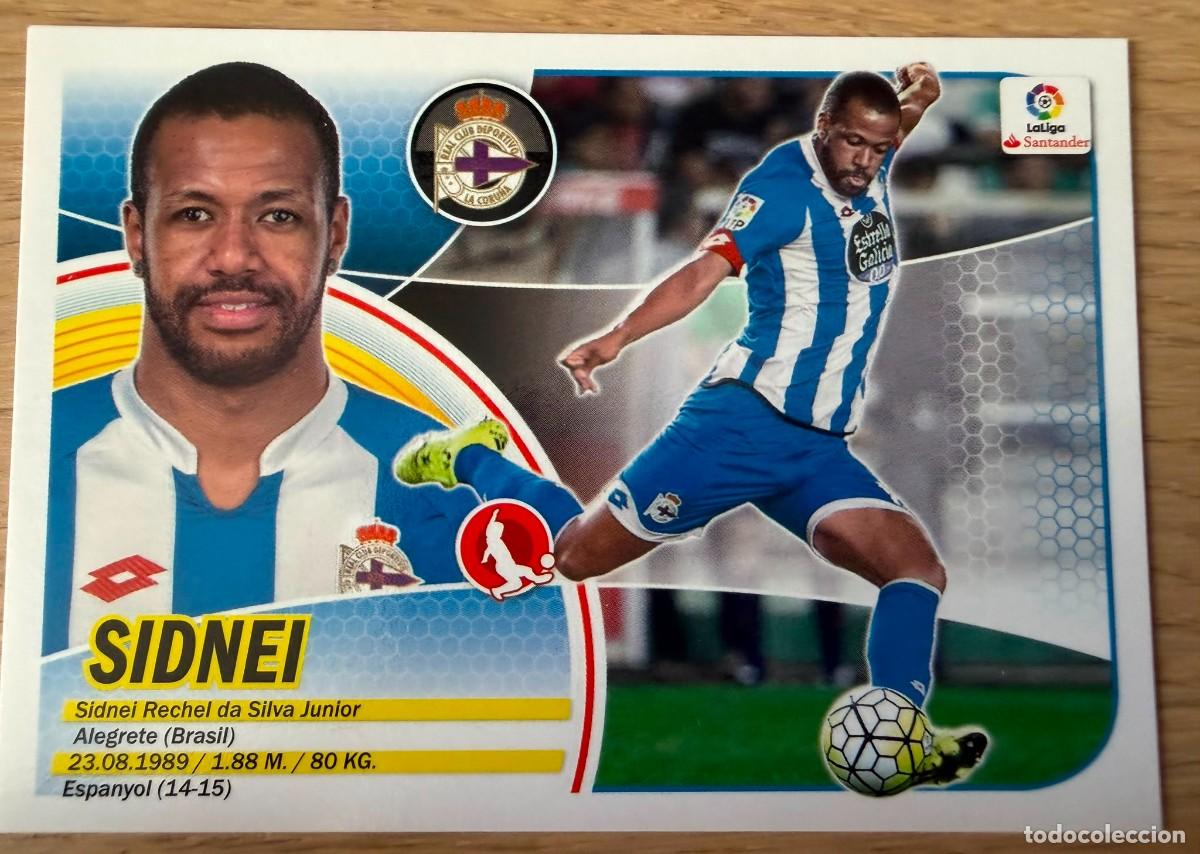 Cromos de f&uacute;tbol: 5 SIDNEI DEPORTIVO CORI&Ntilde;A 16 17 2016 2017 LIGA SANTANDER COLECCIONES ESTE SIN PEGAR STICKER