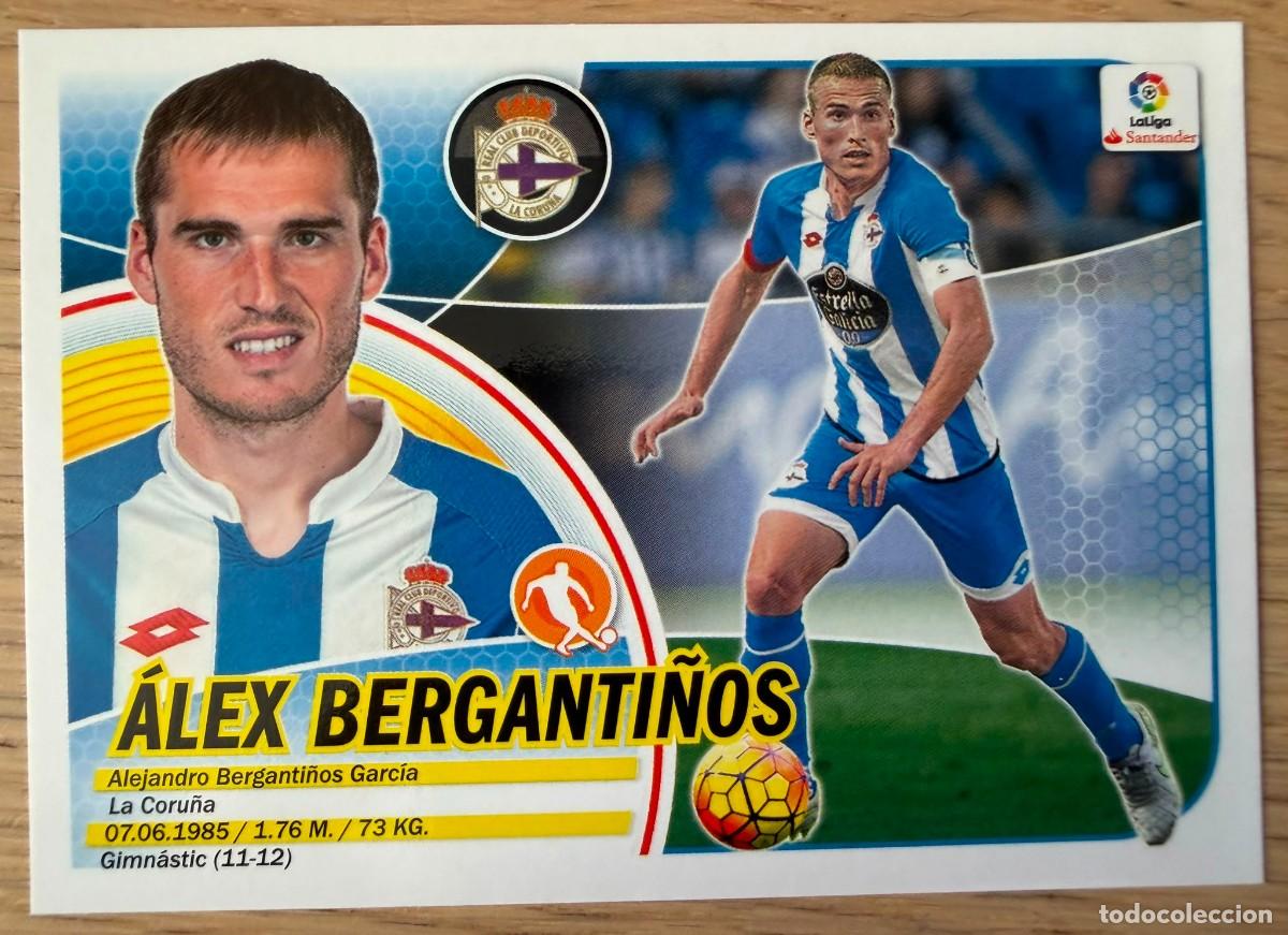 Cromos de f&uacute;tbol: 9 BERGANTI&Ntilde;OS DEPORTIVO CORI&Ntilde;A 16 17 2016 2017 LIGA SANTANDER COLECCIONES ESTE SIN PEGAR STICKER