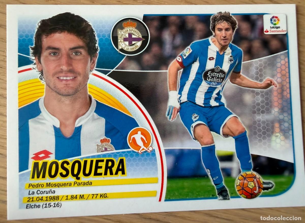 Cromos de f&uacute;tbol: 11 MOSQUERA DEPORTIVO CORI&Ntilde;A 16 17 2016 2017 LIGA SANTANDER COLECCIONES ESTE SIN PEGAR STICKER