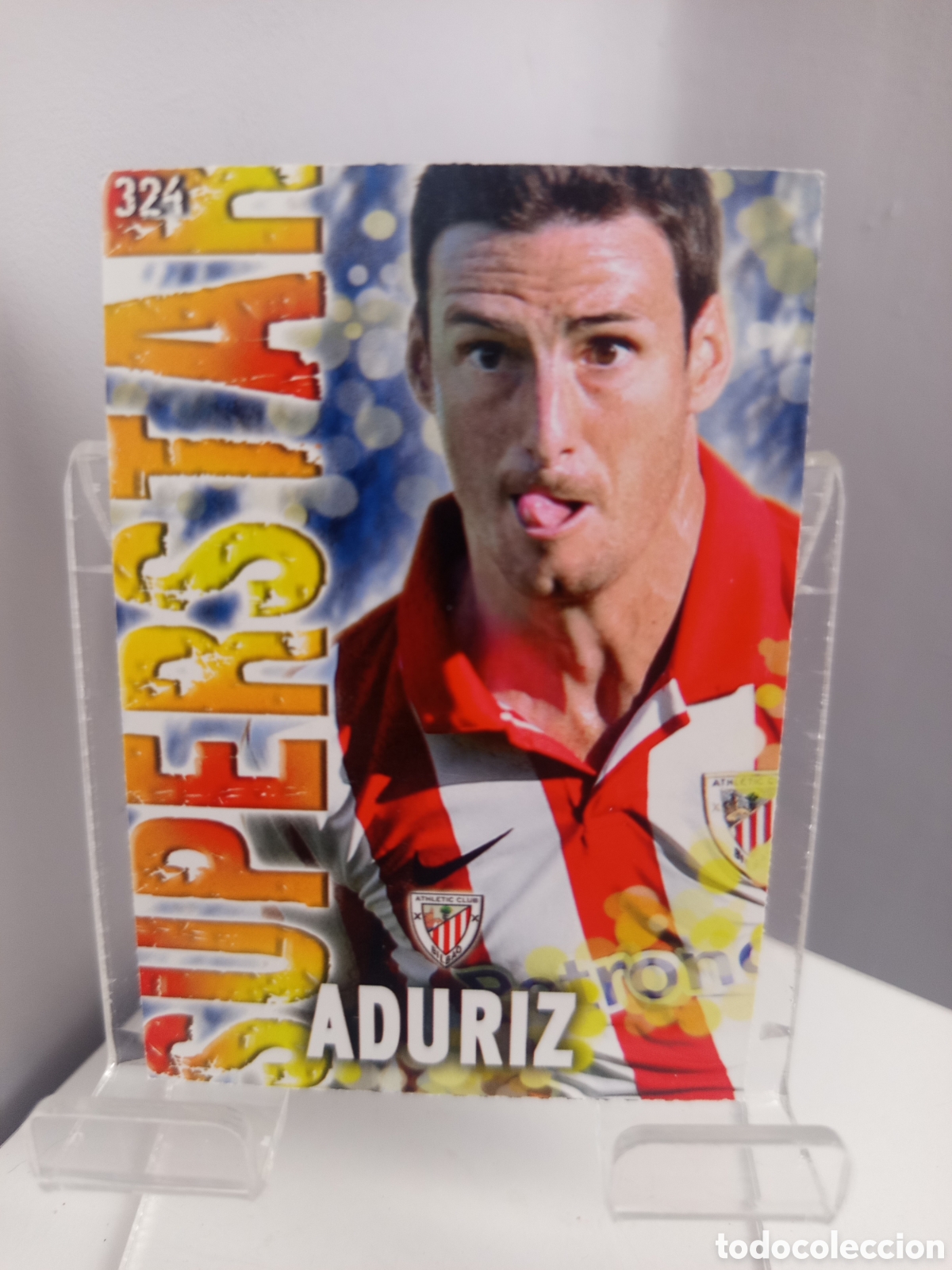Cromos de f&uacute;tbol: ❇️ CROMO ⚽ ADURIZ ATHLETIC DE BILBAO 324 SUPERSTAR FICHAS LIGA 2014 13 14 2013 2014 MUNDICROMO ❇️