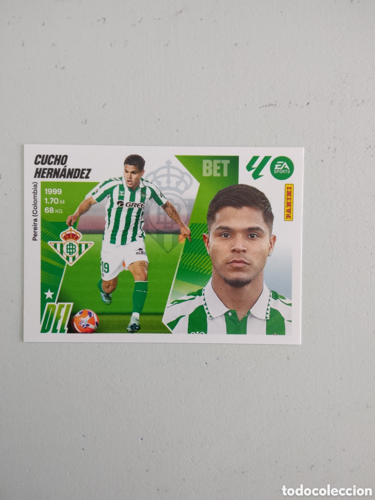 Cromos de f&uacute;tbol: 20 CUCHO HERNANDEZ REAL BETIS LIGA ESTE 2025 2026