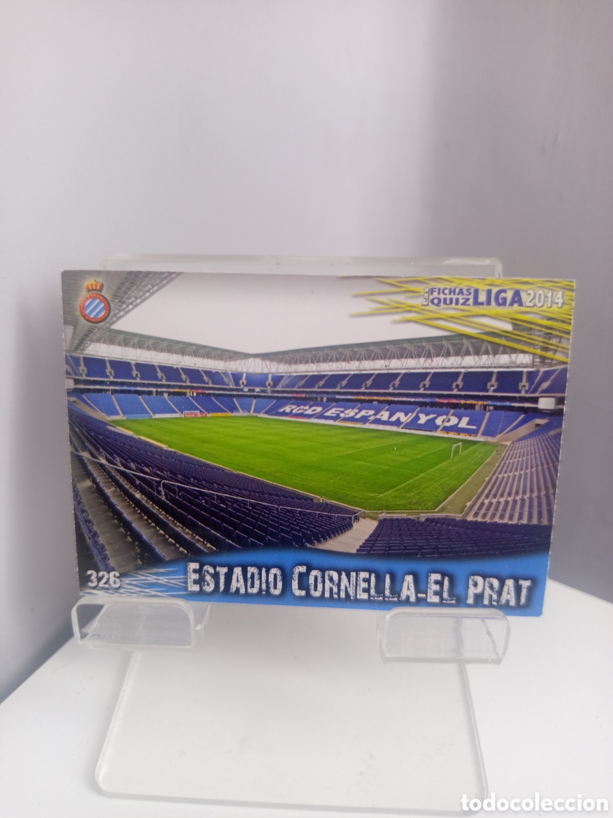 Cromos de f&uacute;tbol: ❇️ CROMO ⚽ ESTADIO CORNELL&Aacute; EL PRAT ESPA&Ntilde;OL 326 FICHAS LIGA QUIZ 2014 13 14 2013 2014 MUNDICROMO ❇️