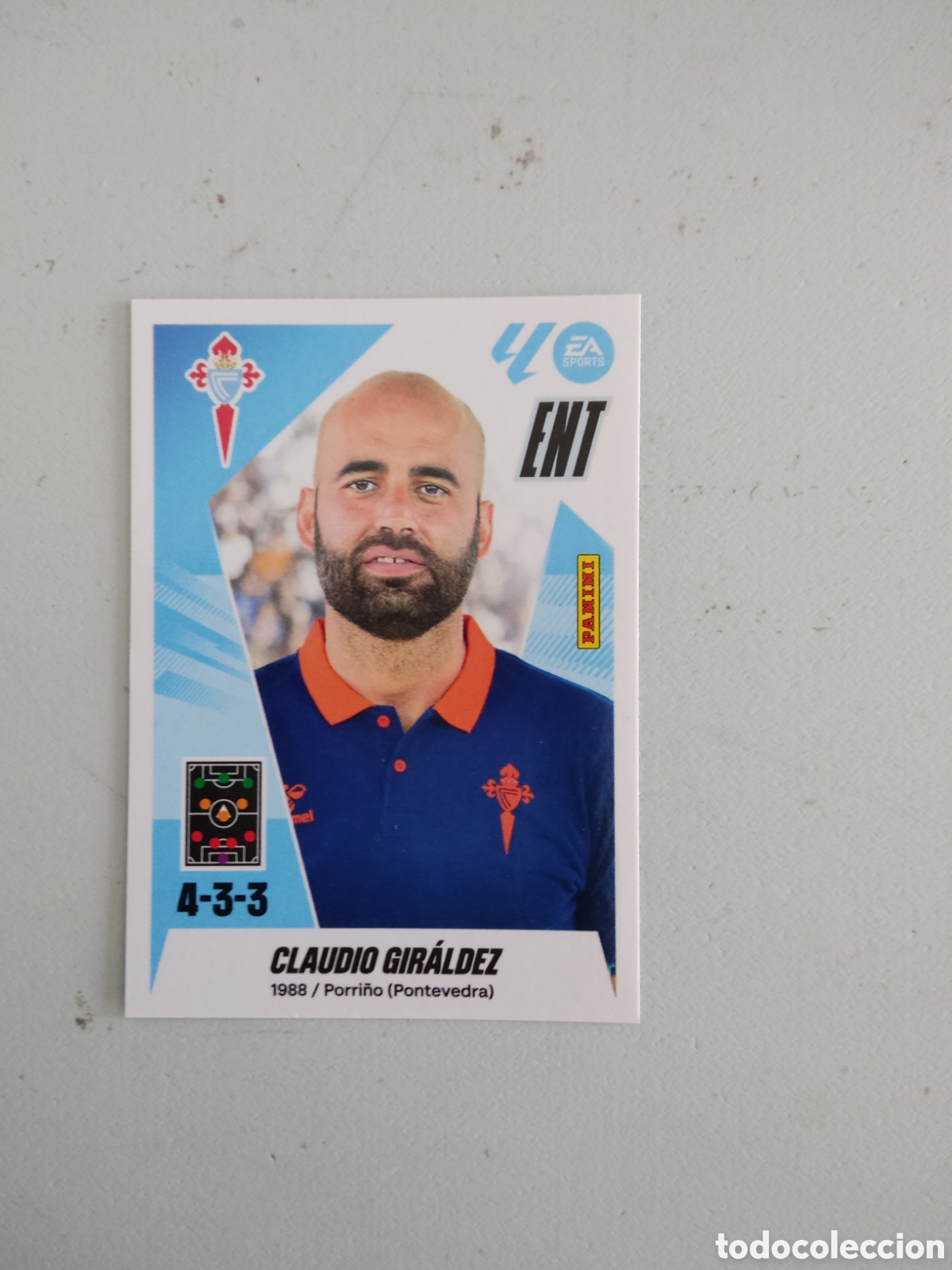 Cromos de f&uacute;tbol: 2 CLAUDIO GIR&Aacute;LDEZ CELTA LIGA ESTE 2025 2026