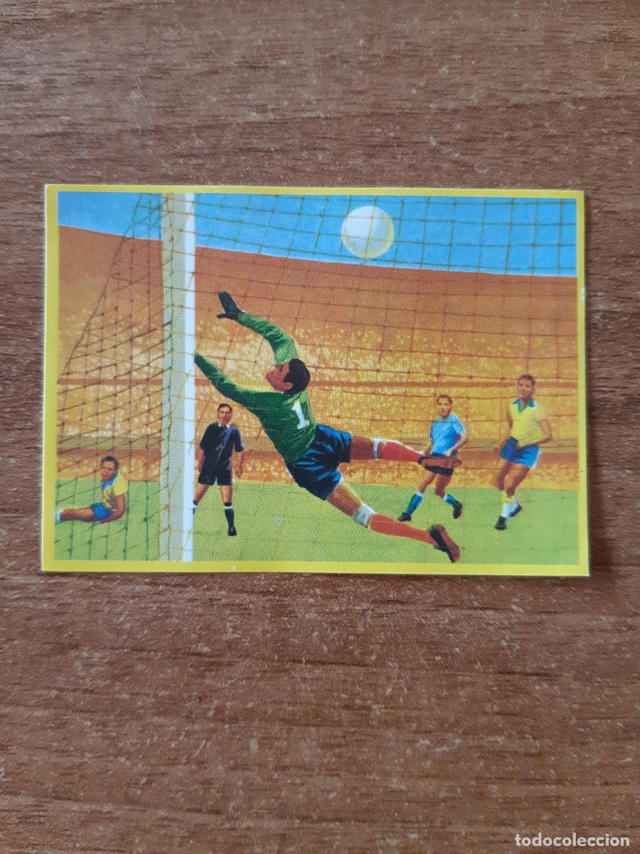 Cromos de f&uacute;tbol: N&deg;22 GOL REGLAS DEL JUEGO F&Uacute;TBOL EN ACCI&Oacute;N DANONE 82 MUNDIAL ESPA&Ntilde;A 1982. NUNCA PEGADO, SIN PEGAR