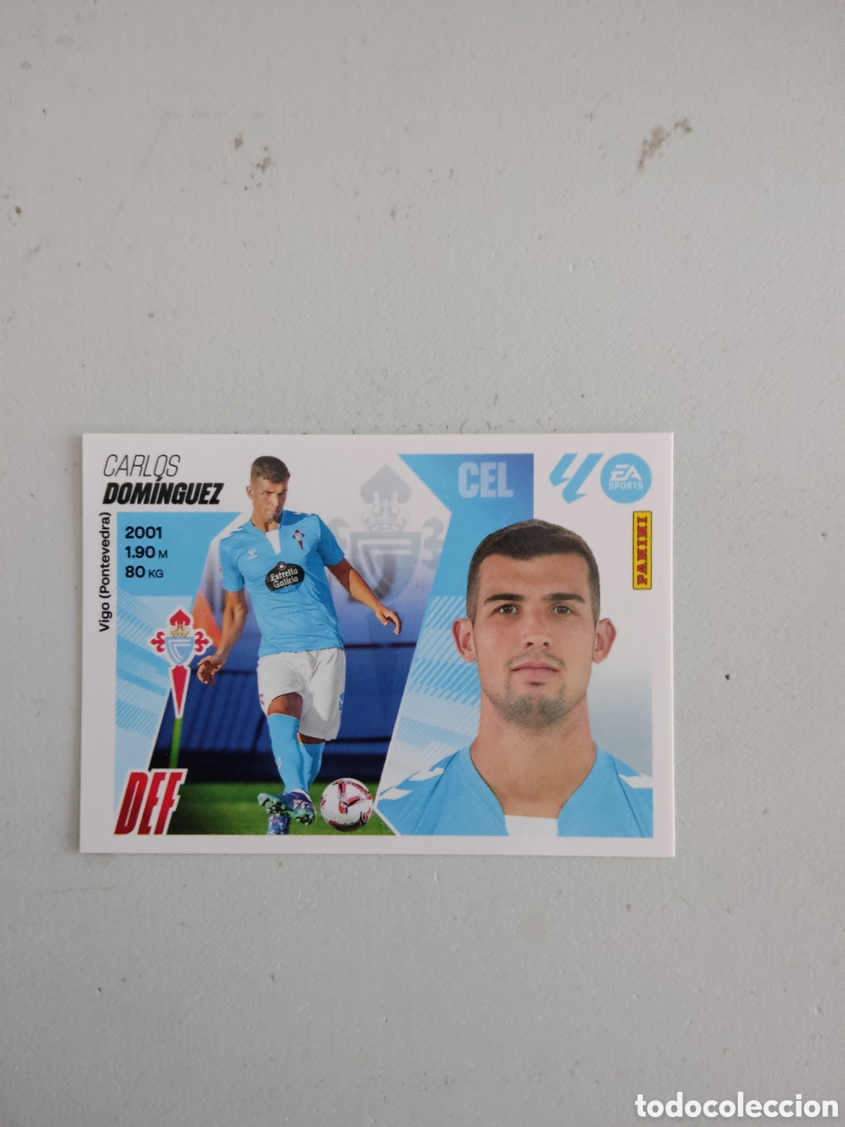 Cromos de f&uacute;tbol: 7A DOMINGUEZ CELTA LIGA ESTE 2025 2026