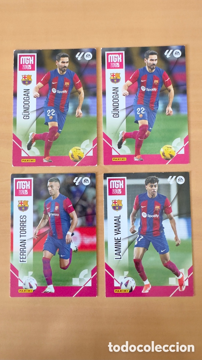 Cromos de f&uacute;tbol: Lote L025: Cromos de futbol Megacracks 24/25 FC Barcelona