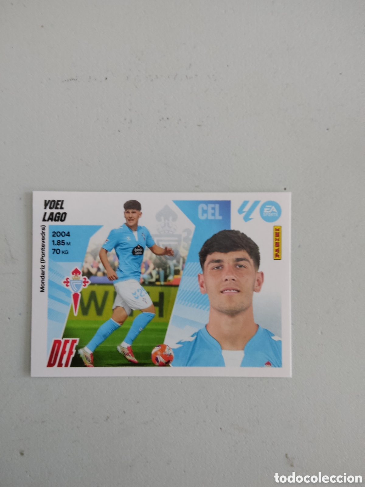 Cromos de f&uacute;tbol: 7B YOEL LAGO CELTA LIGA ESTE 2025 2026