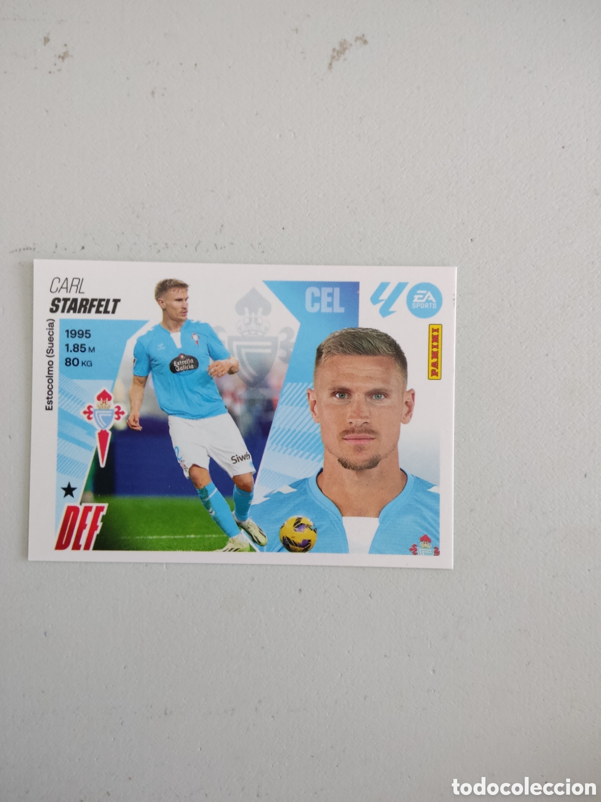 Cromos de f&uacute;tbol: 8 STARFELT CELTA LIGA ESTE 2025 2026