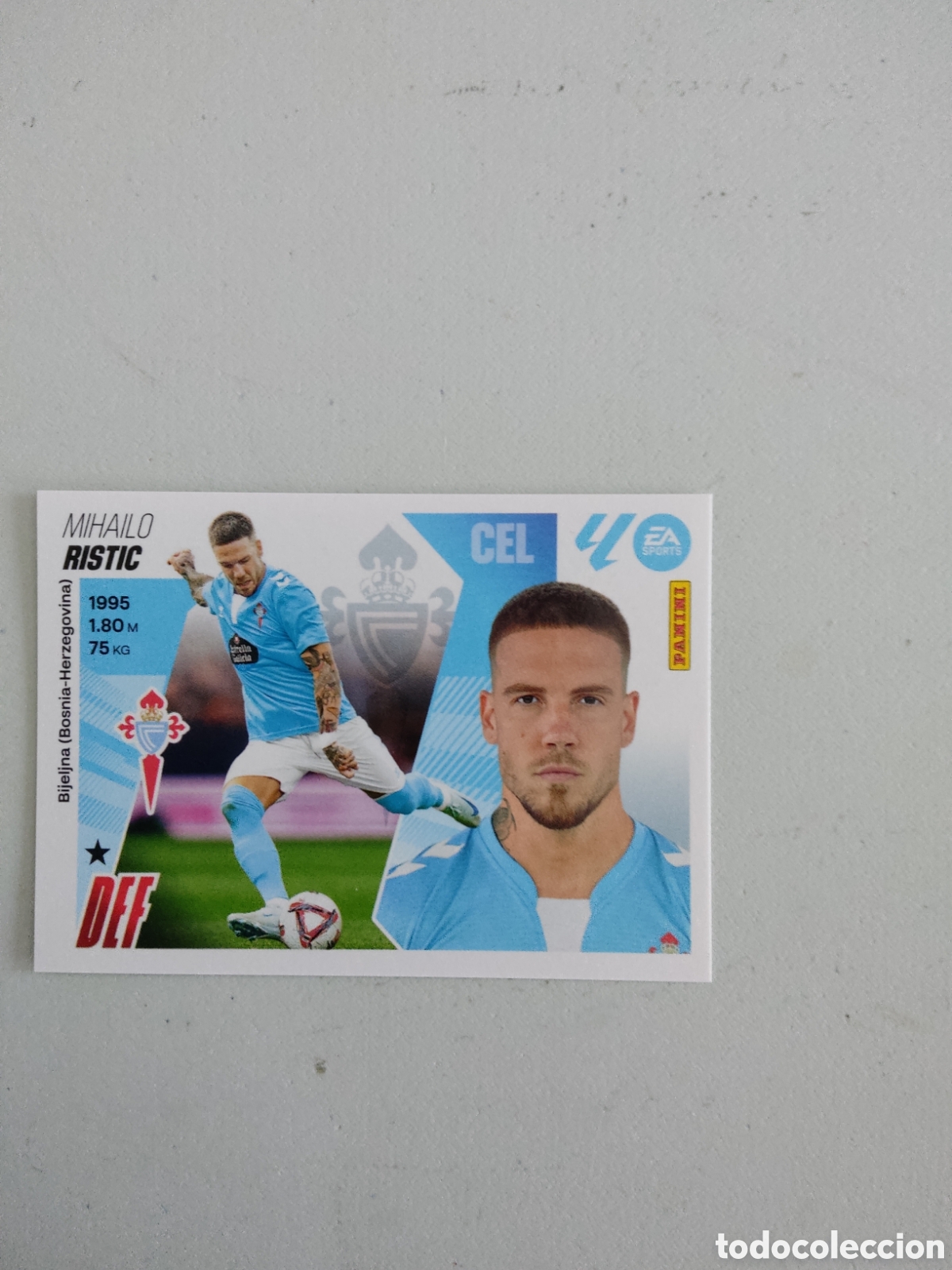 Cromos de f&uacute;tbol: 10B RISTIC CELTA LIGA ESTE 2025 2026