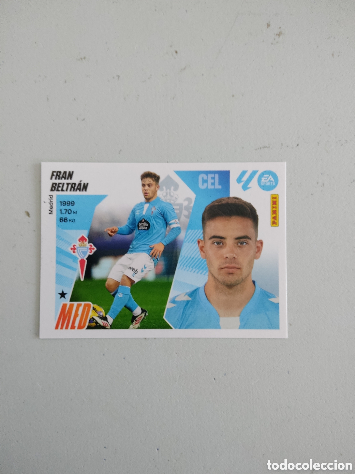 Cromos de f&uacute;tbol: 11 FRAN BELTRAN CELTA LIGA ESTE 2025 2026