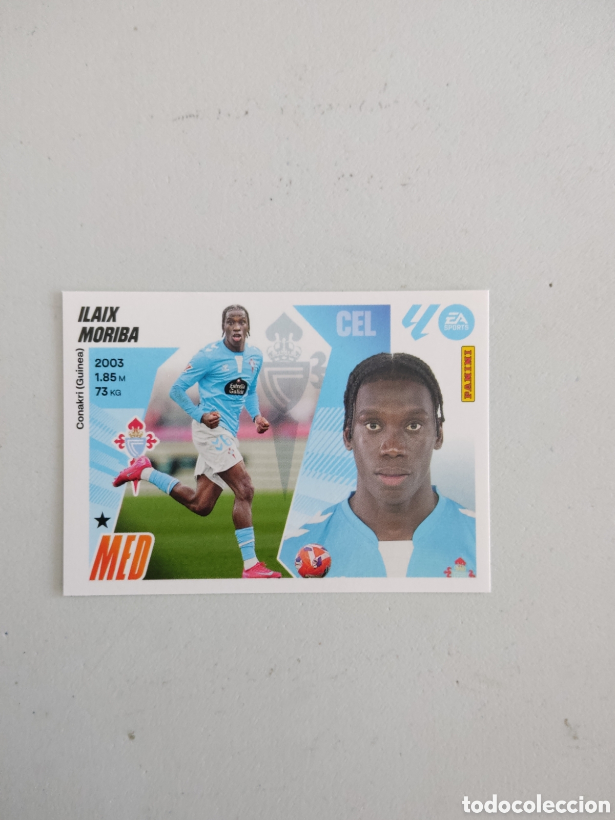 Cromos de f&uacute;tbol: 12 ILAIX MORIBA CELTA LIGA ESTE 2025 2026
