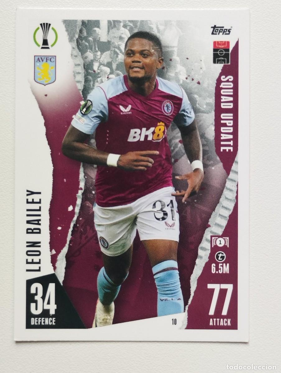 Cromos de f&uacute;tbol: CROMO CARD TOPPS MATCH ATTAX 2023 2024 23 24 ASTON VILLA 10 LEON BAILEY