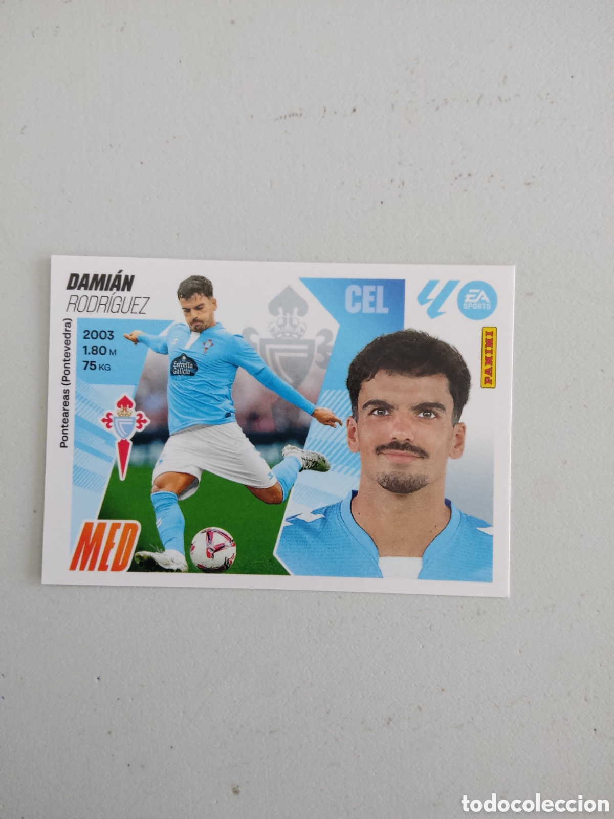 Cromos de f&uacute;tbol: 13 DAMIAN RODRIGUEZ CELTA LIGA ESTE 2025 2026