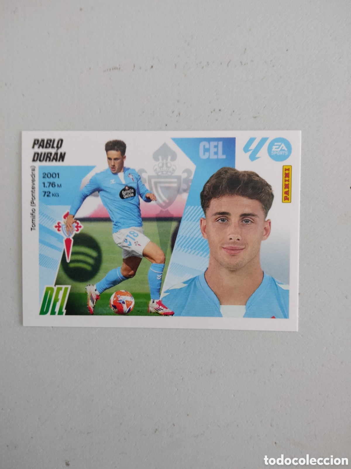 Cromos de f&uacute;tbol: 17 PABLO DURAN CELTA LIGA ESTE 2025 2026