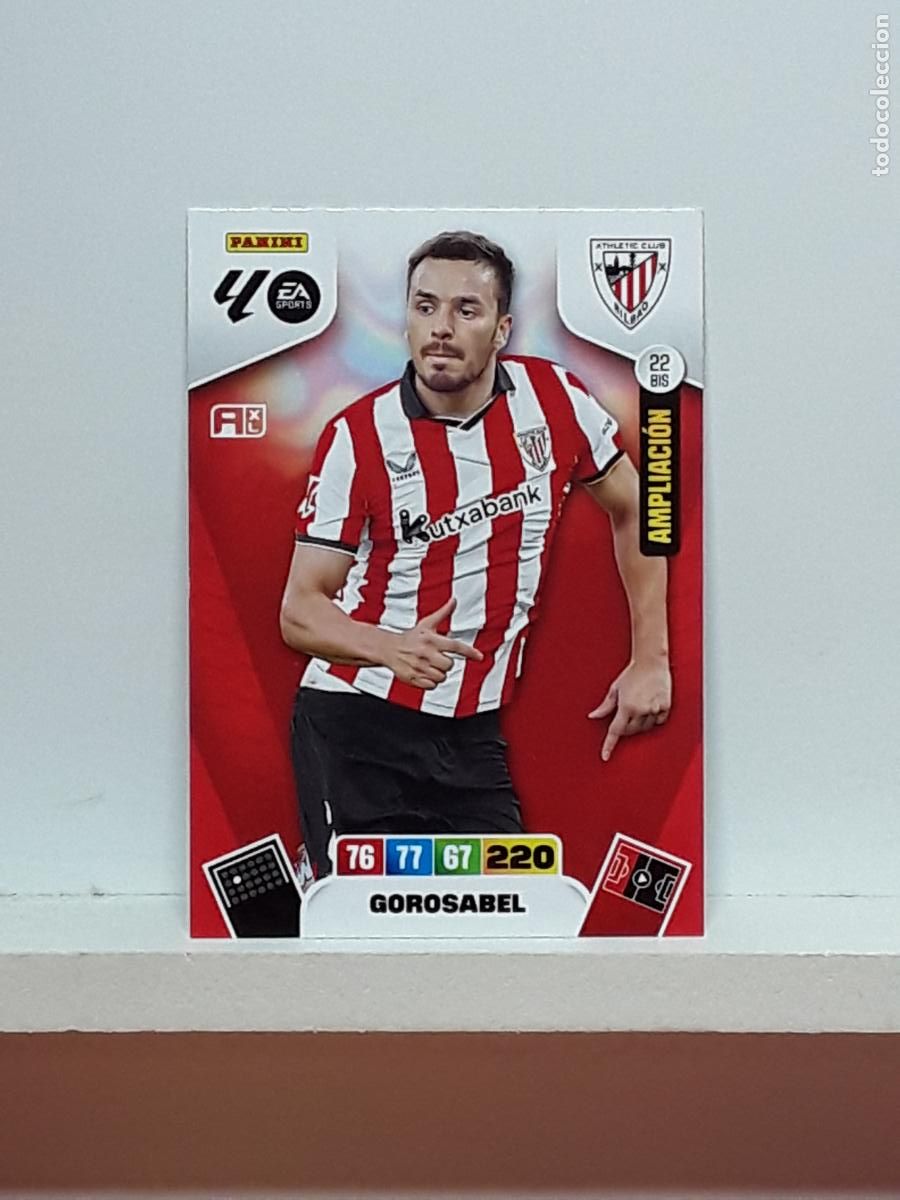 Cromos de f&uacute;tbol: ADRENALYN 2025 2026 25 26 ALBUM PANINI LIGA N 22BIS 22 BIS ATHLETIC GOROSABEL