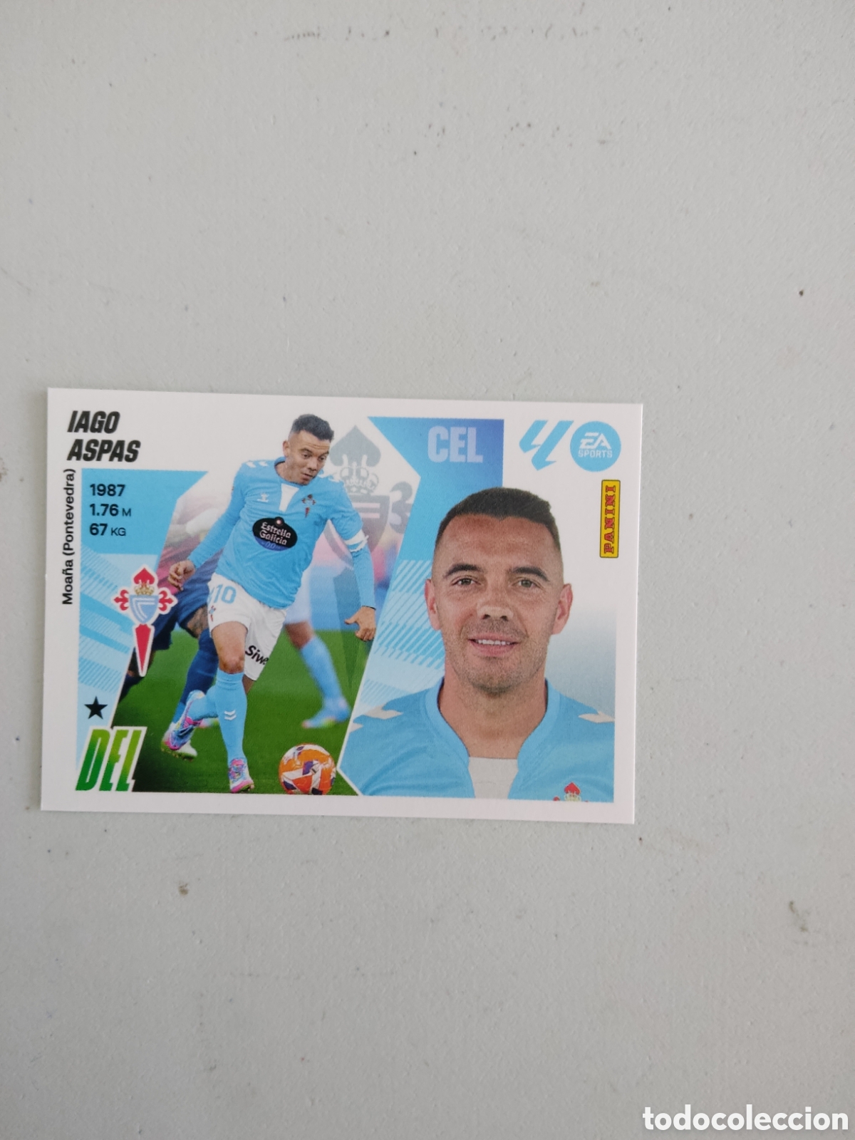 Cromos de f&uacute;tbol: 20 IAGO ASPAS CELTA LIGA ESTE 2025 2026