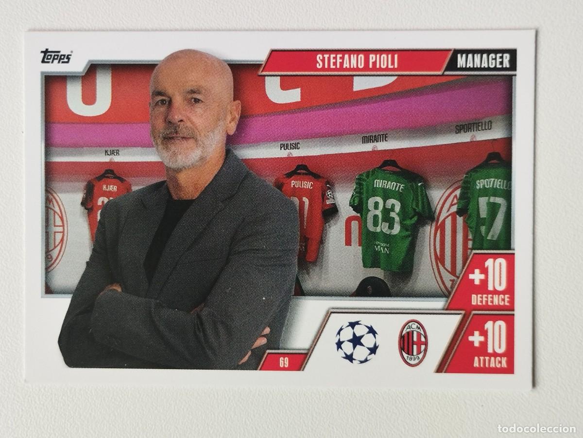 Cromos de f&uacute;tbol: CROMO CARD TOPPS MATCH ATTAX 2023 2024 23 24 MILAN 69 STEFANO PIOLI