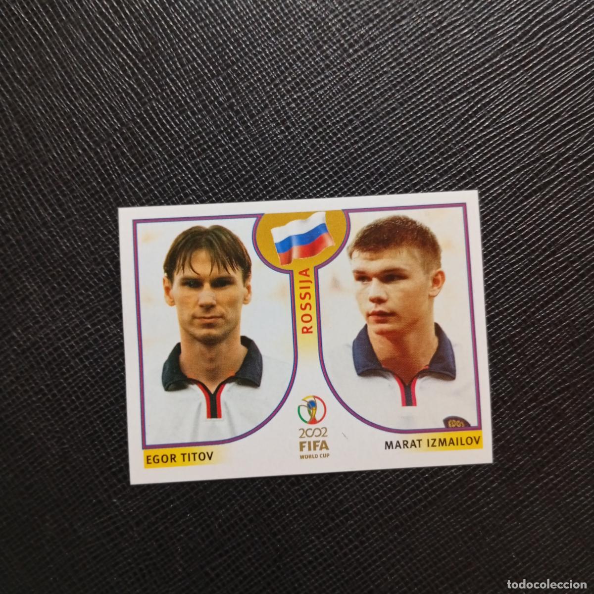 Cromos de f&uacute;tbol: 529 TITOV IZMAILOV RUSIA PANINI 2002 MUNDIAL KOREA FUTBOL 02 CROMO - SIN PEGAR - A59 PG469