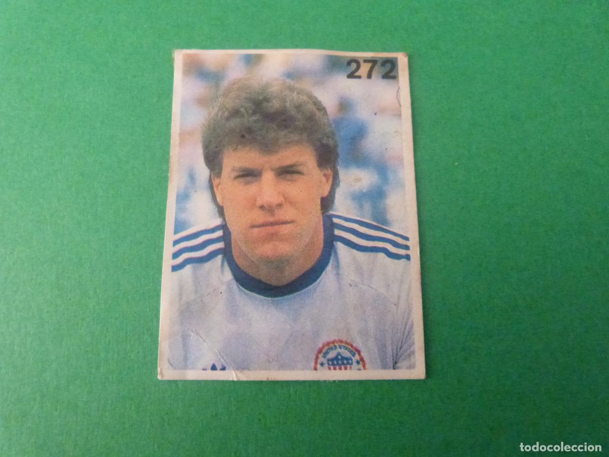 Cartes &agrave; collectionner de Football: CROMO FUTBOL VERMES ESTADOS UNIDOS DESPEGADO N&ordm; 272 MUNDIAL ITALIA 90 REYAUCA