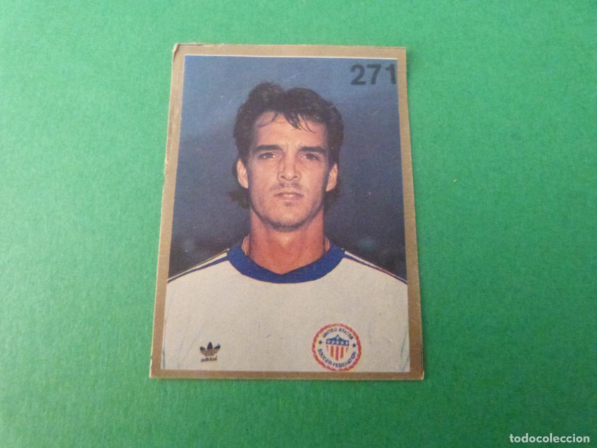 Cartes &agrave; collectionner de Football: CROMO FUTBOL EICHMANN ESTADOS UNIDOS DESPEGADO N&ordm; 271 MUNDIAL ITALIA 90 REYAUCA