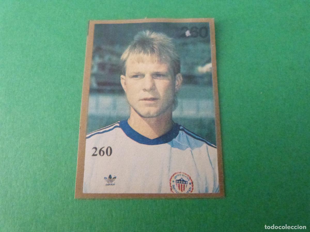 Cromos de f&uacute;tbol: CROMO FUTBOL TRISTTSCHUH ESTADOS UNIDOS DESPEGADO N&ordm; 260 MUNDIAL ITALIA 90 REYAUCA