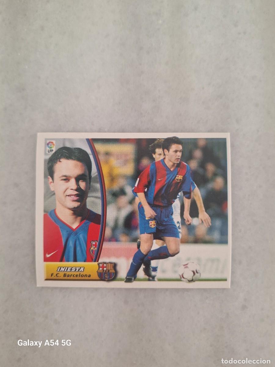 Cromos de f&uacute;tbol: ROOKIE INIESTA ESTE 03 04 BARCELONA NUEVO DE SOBRE