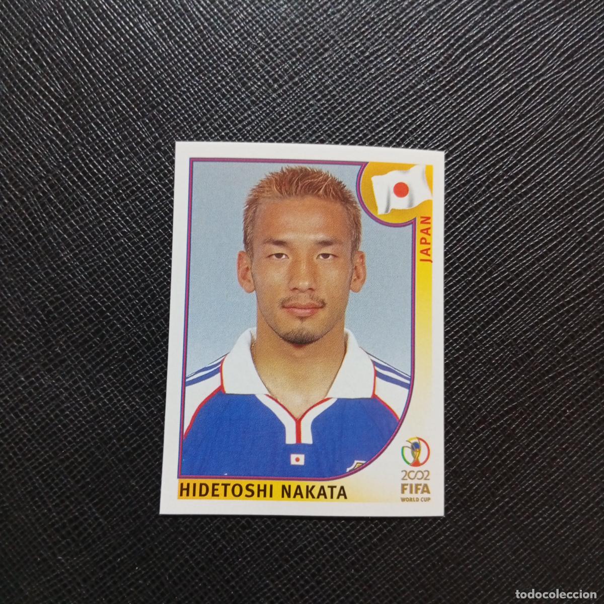 Football Stickers: 541 HIDETOSHI NAKATA JAPON PANINI 2002 MUNDIAL KOREA FUTBOL 02 CROMO - SIN PEGAR - A59 PG478