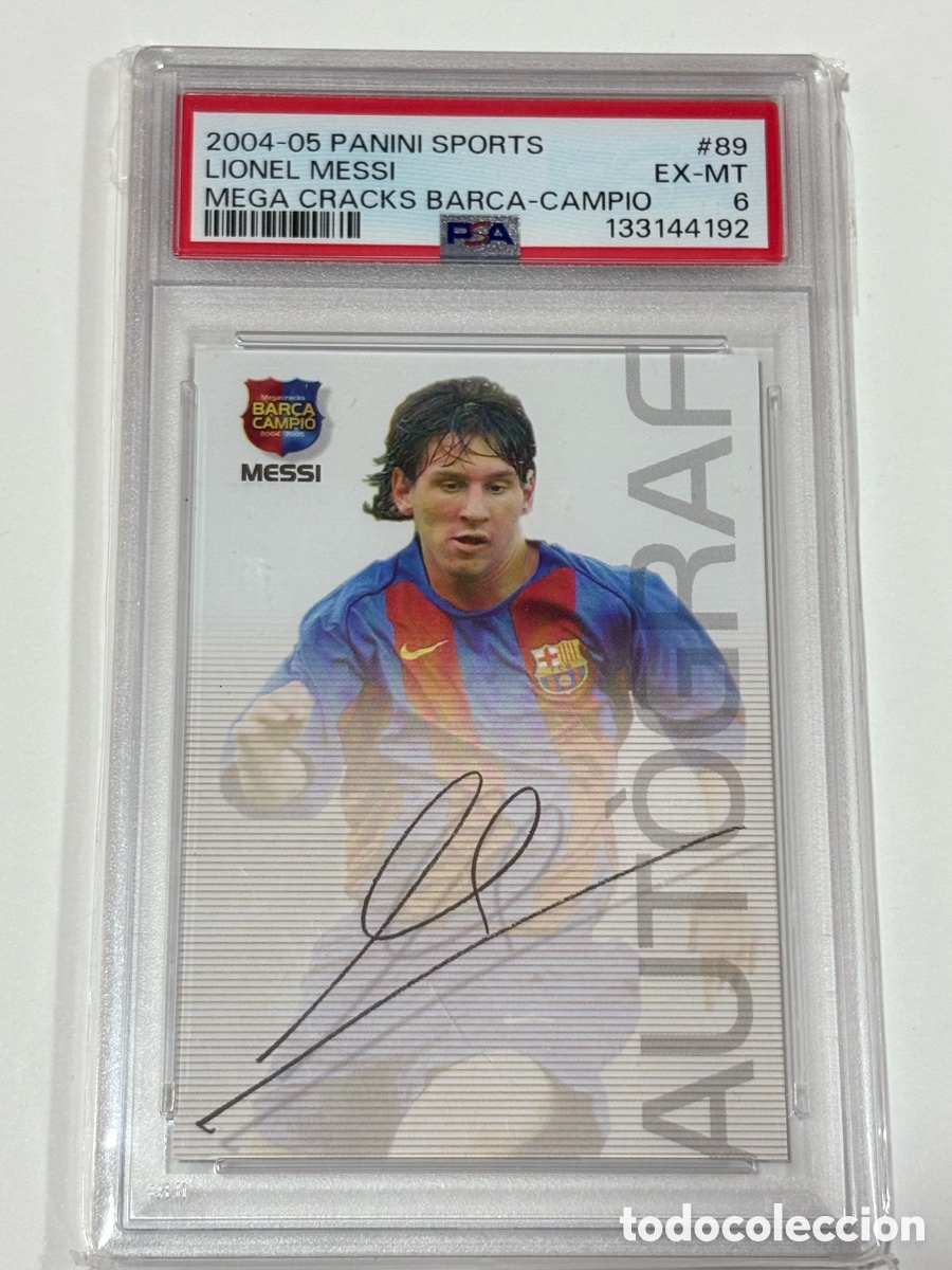 Cromos de f&uacute;tbol: 2004-05 PANINI SPORTS MEGA CRACKS 89 LIONEL MESSI MEGACRACKS BARCA-CAMPIO C&aacute;tala