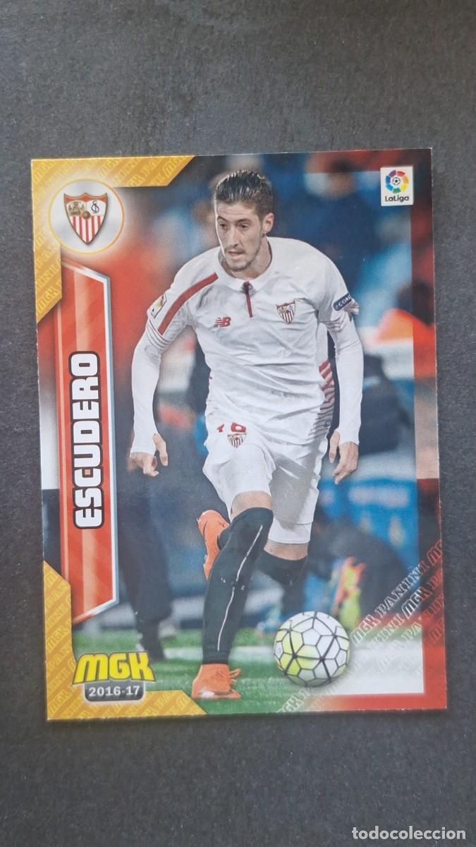 Cromos de f&uacute;tbol: L1 ESCUDERO SEVILLA F. C. 443 PANINI MEGACRACKS 2016 2017 16 17