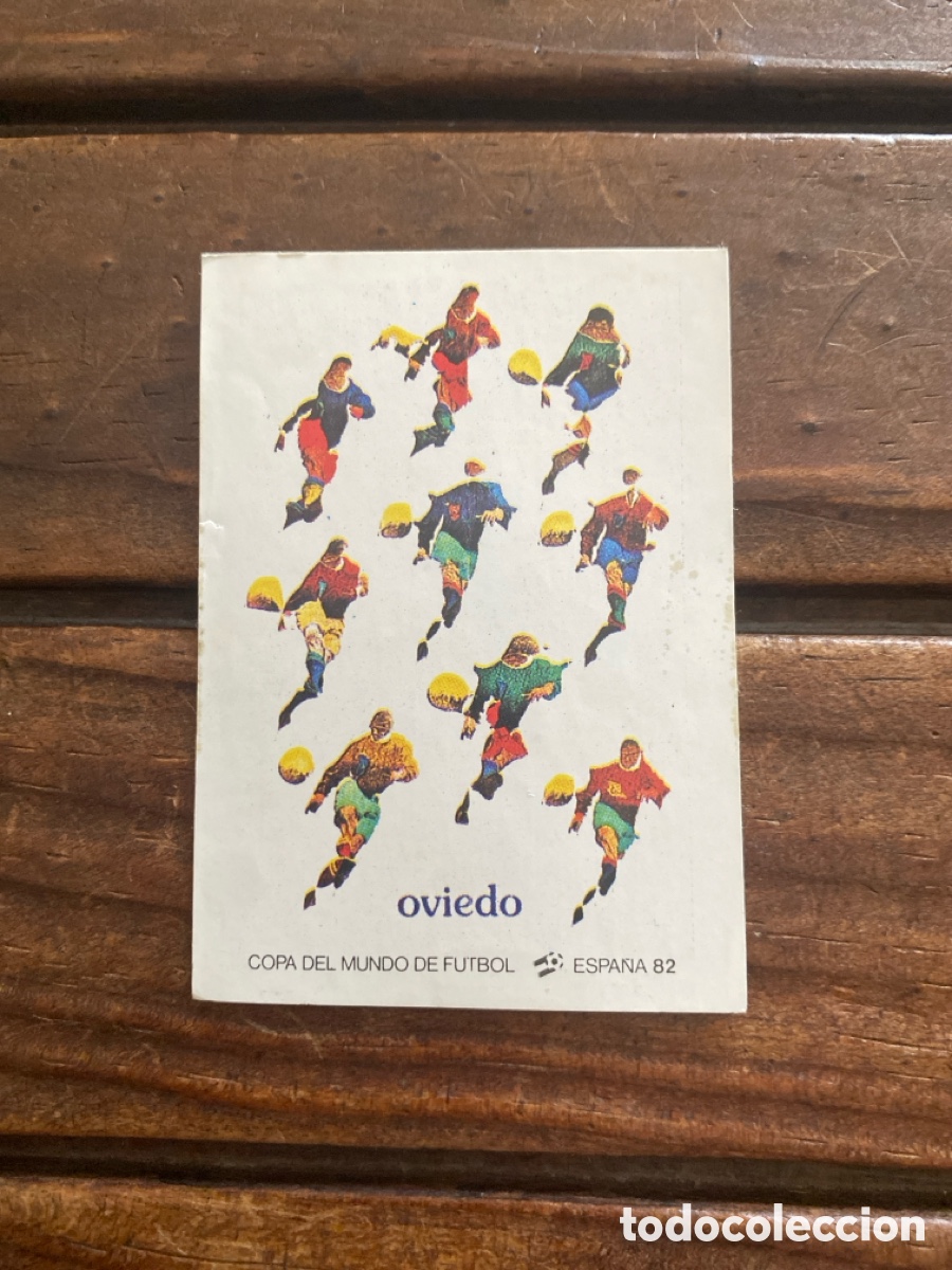 Cromos de f&uacute;tbol: Cromo panini mundial Espa&ntilde;a 82 n&uacute;mero 17 Oviedo - Sticker album world cup Spain 1982