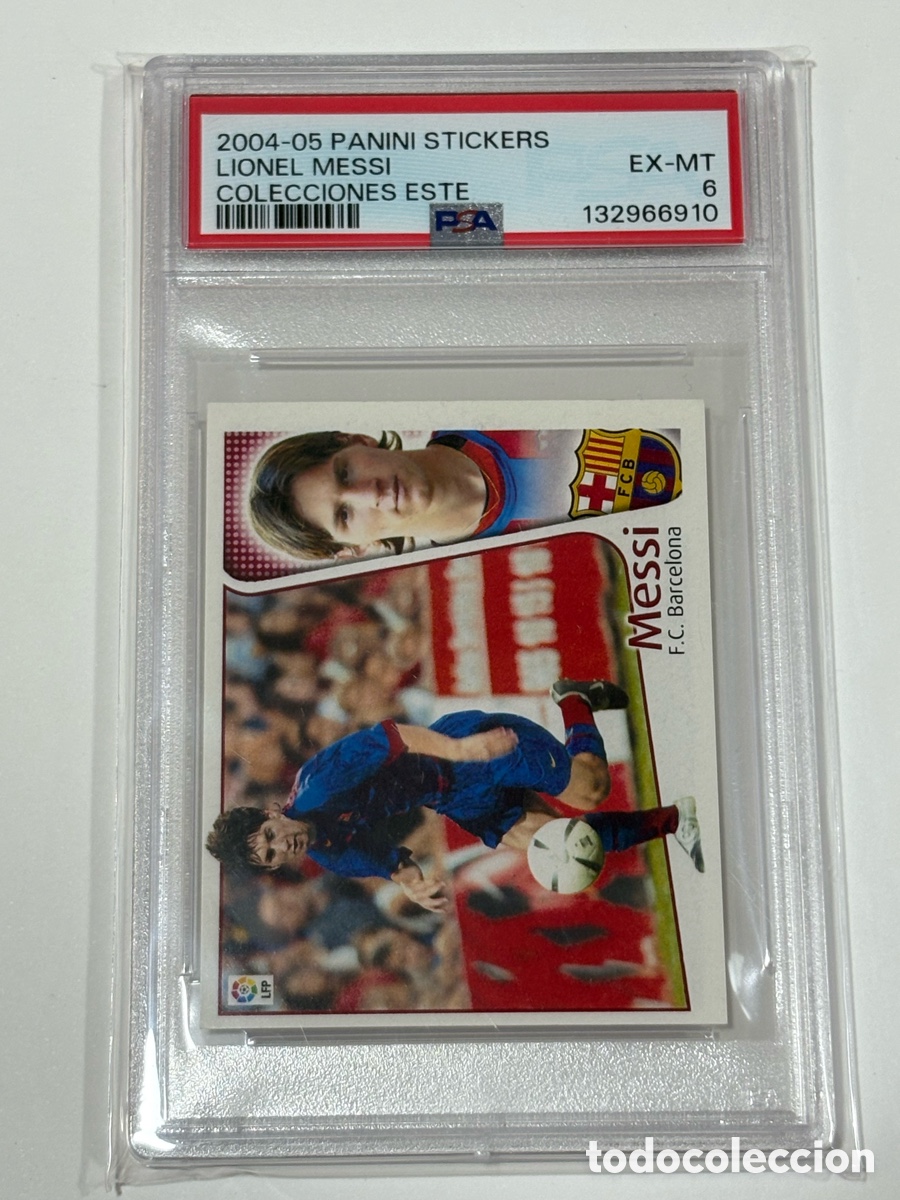 Cromos de f&uacute;tbol: 2004 PANINI STICKERS COLECCIONES ESTE LIONEL MESSI Coloca 2004-05 Rookie Rc