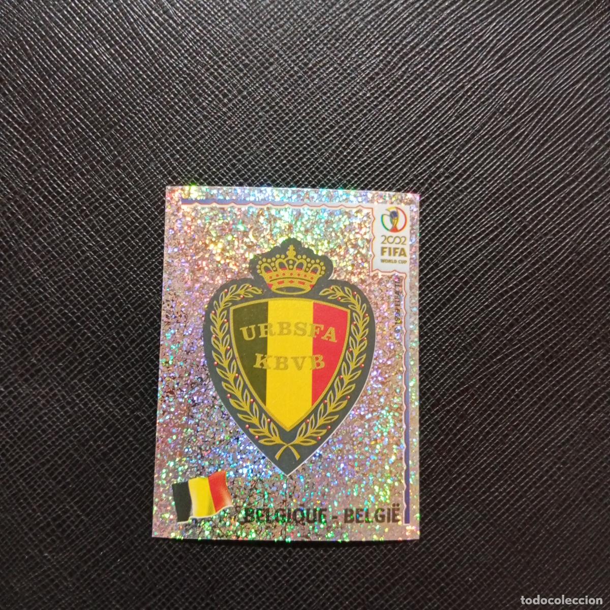 Cromos de f&uacute;tbol: 550 ESCUDO BELGICA PANINI 2002 MUNDIAL KOREA FUTBOL 02 CROMO - SIN PEGAR - A59 PG505